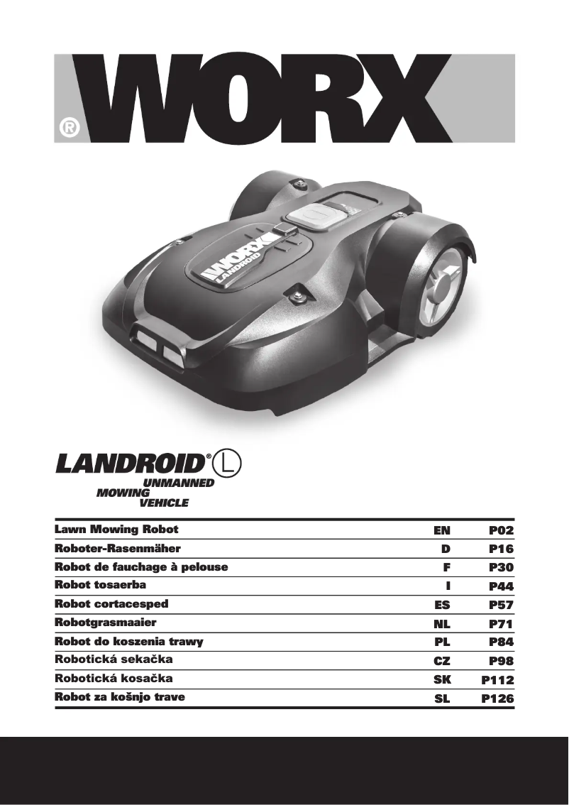 Page n°1 - Manuel utilisateur Worx Landlord WG798E