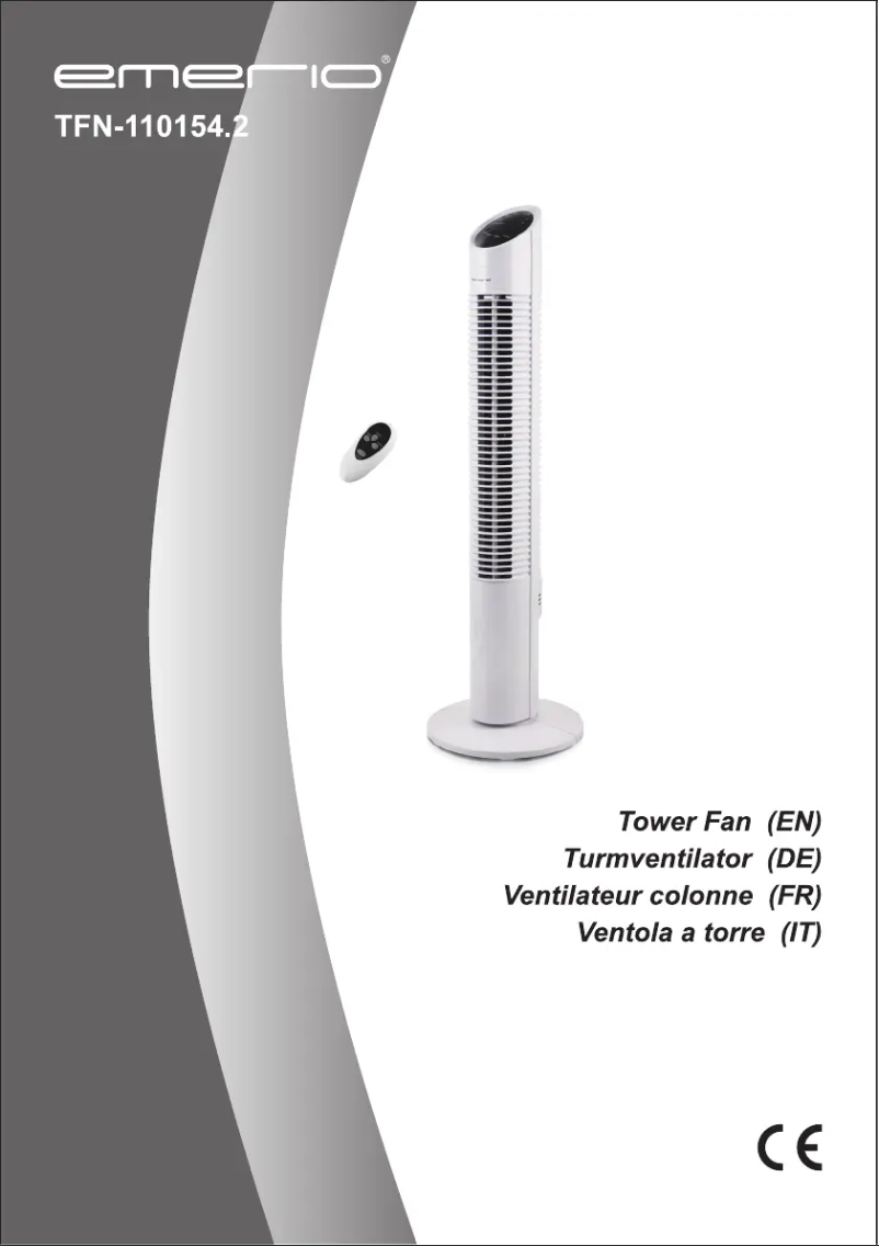 Image de la première page du manuel de l'appareil TFN-110154.2