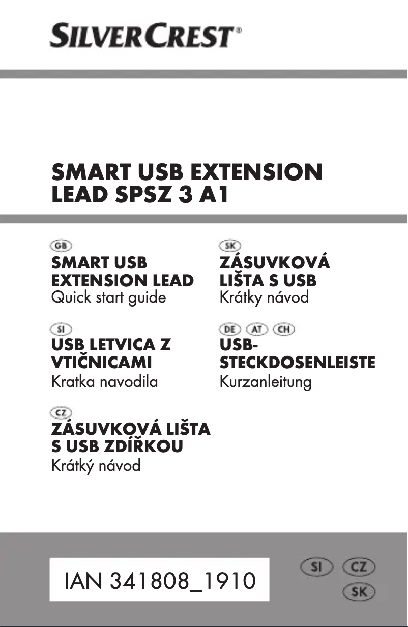 Page n°1 - Manuel utilisateur SilverCrest SPSZ 3 A1