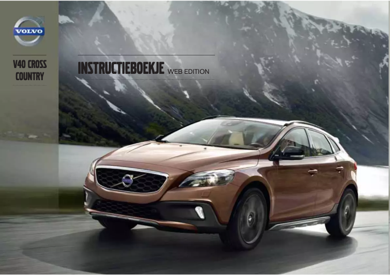 Page 1 de la notice Manuel utilisateur Volvo V40 Cross Country (2012)