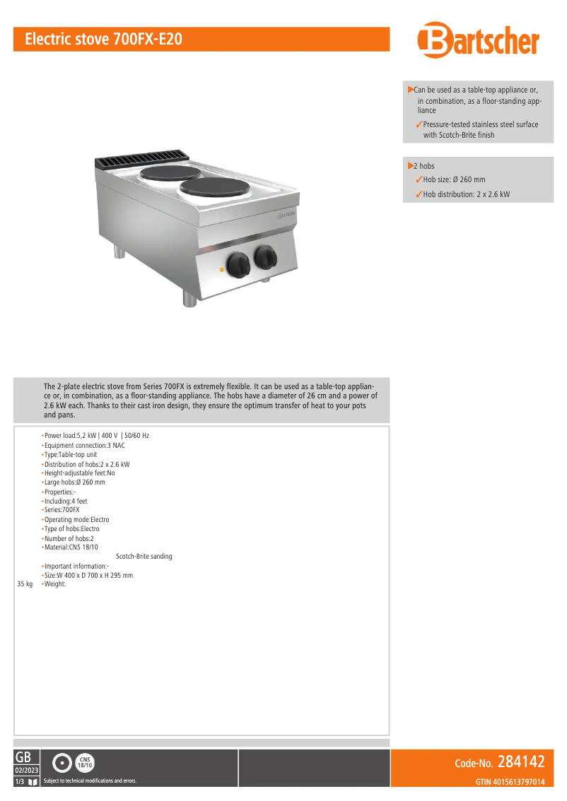 Image de la première page du manuel de l'appareil 700FX-E20