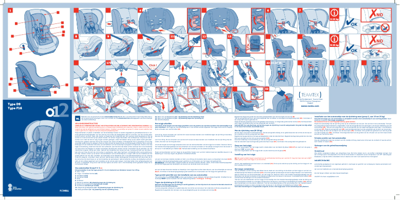 Image de la première page du manuel de l'appareil Safety Baby