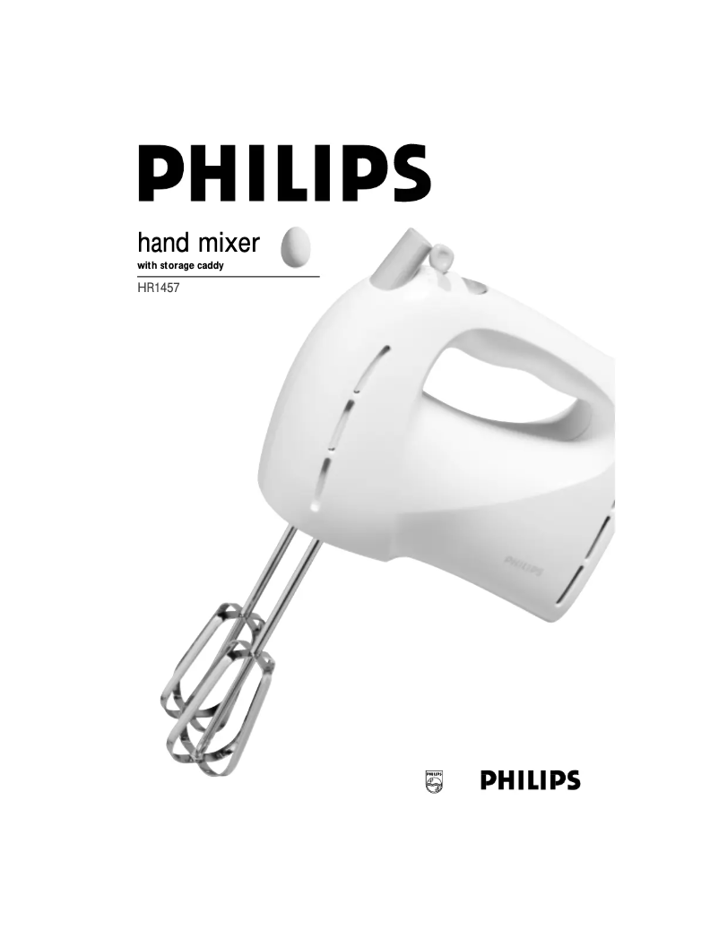 Page 1 de la notice Manuel utilisateur Philips Daily Collection HR1457