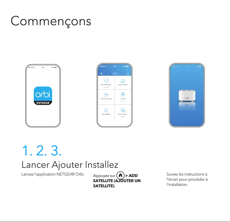 Image de la première page du manuel de l'appareil Orbi RBS10