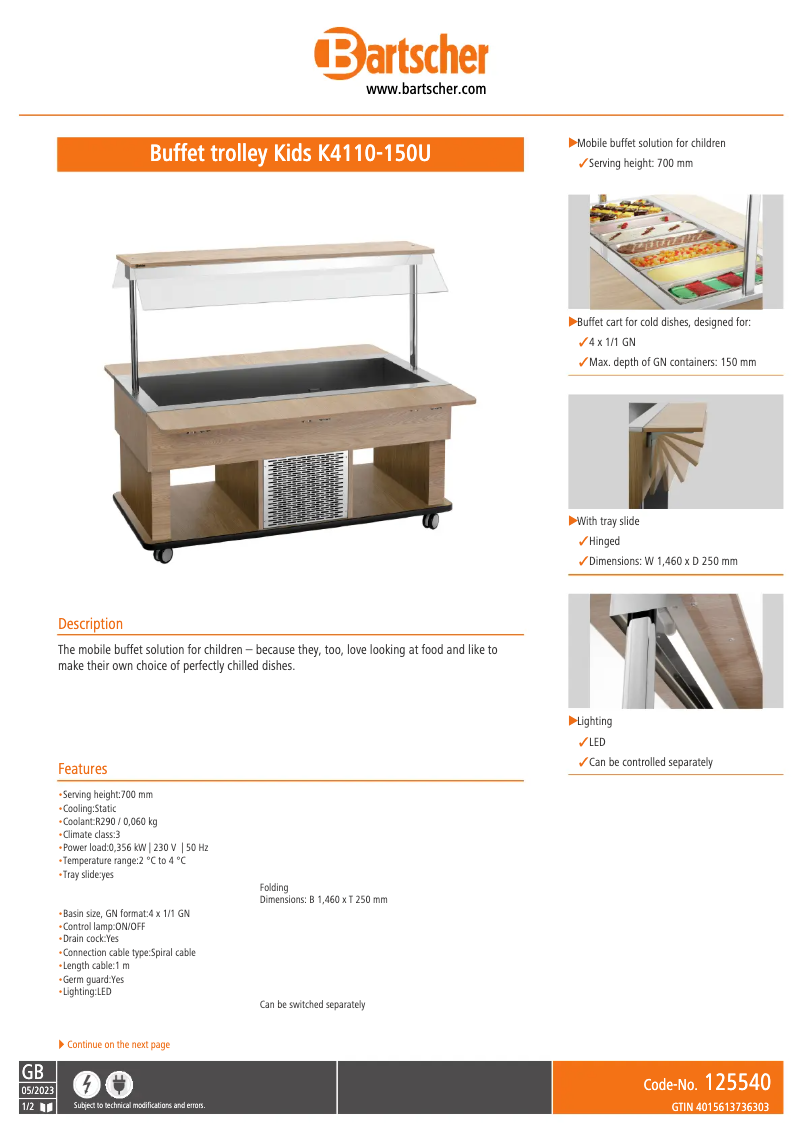 Image de la première page du manuel de l'appareil K4110-150U