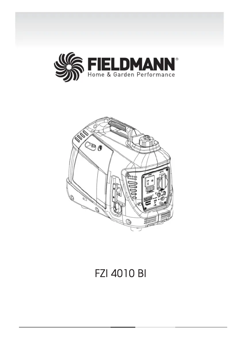Page 1 de la notice Manuel utilisateur Fieldmann FZI 4010-Bi
