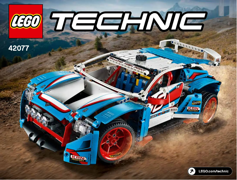 Page 1 de la notice Consignes visuelles Lego Technic 42077