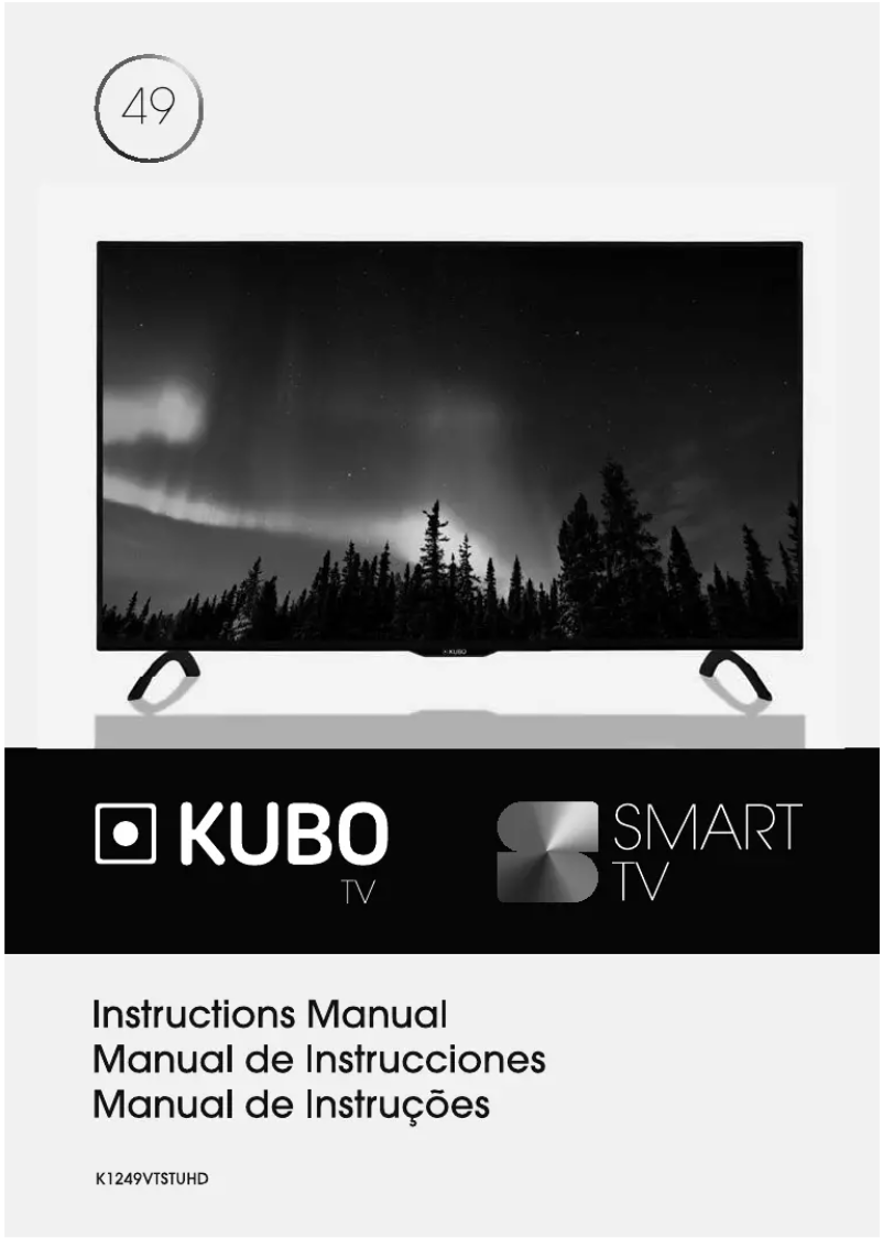 Page n°1 - Manuel utilisateur Kubo K1249VTSTUHD