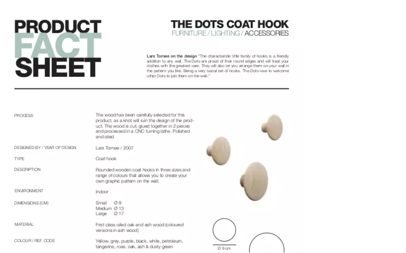 Image de la première page du manuel de l'appareil The Dots