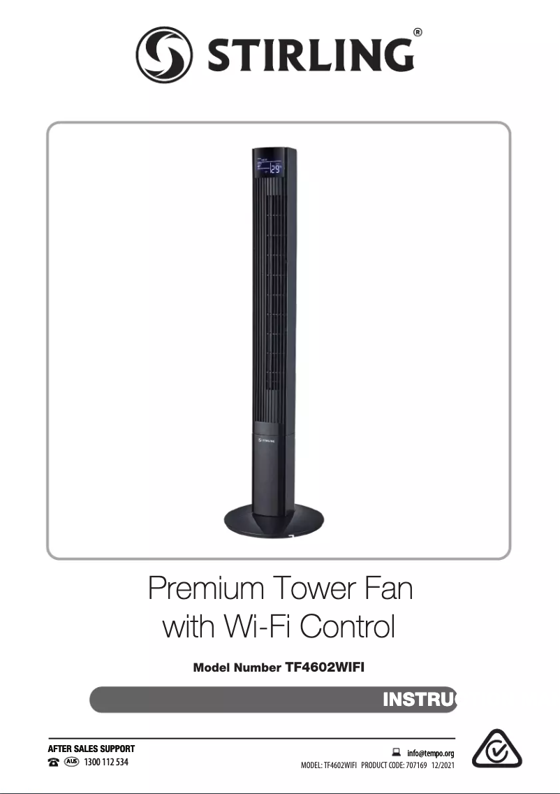 Image de la première page du manuel de l'appareil TF4602WIFI