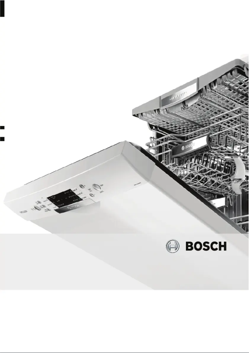 Page n°1 - Manuel utilisateur Bosch SMS40A06GB