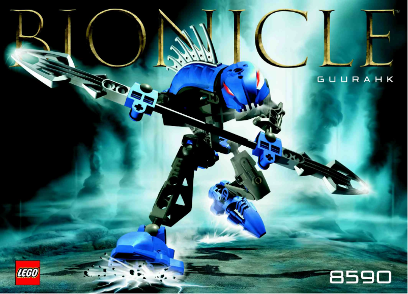 Page 1 de la notice Manuel utilisateur Lego Bionicle 8590