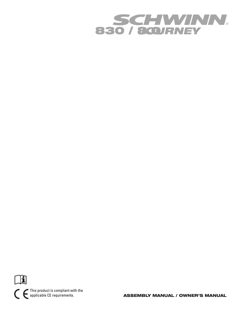 Image de la première page du manuel de l'appareil 830