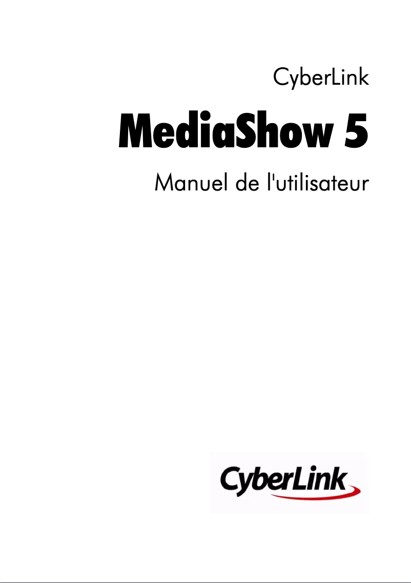 Image de la première page du manuel de l'appareil MediaShow 5