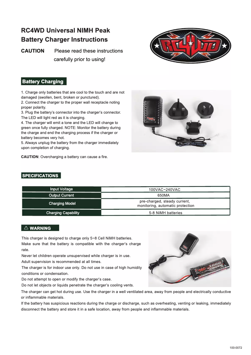 Image de la première page du manuel de l'appareil Z-E0106