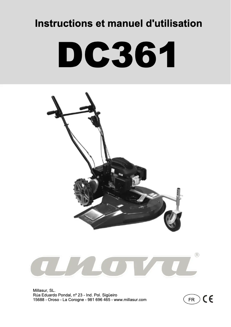 Página 1 del manual Manual de usuario Anova DC361