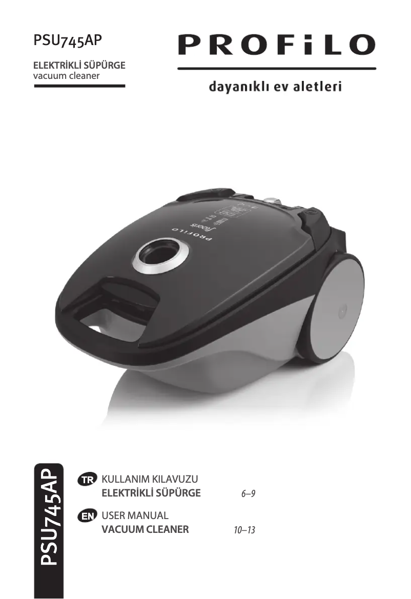 Page 1 de la notice Manuel utilisateur Profilo PSU745AP