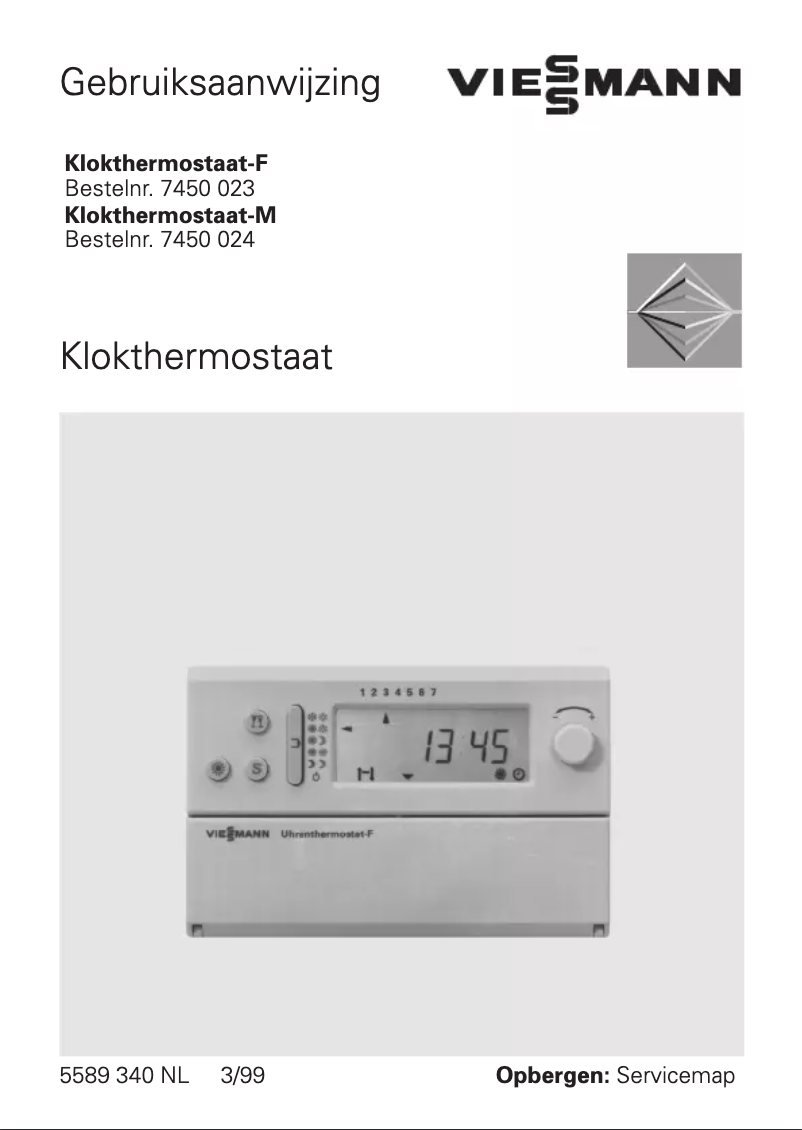 Page n°1 - Manuel utilisateur Viessmann F