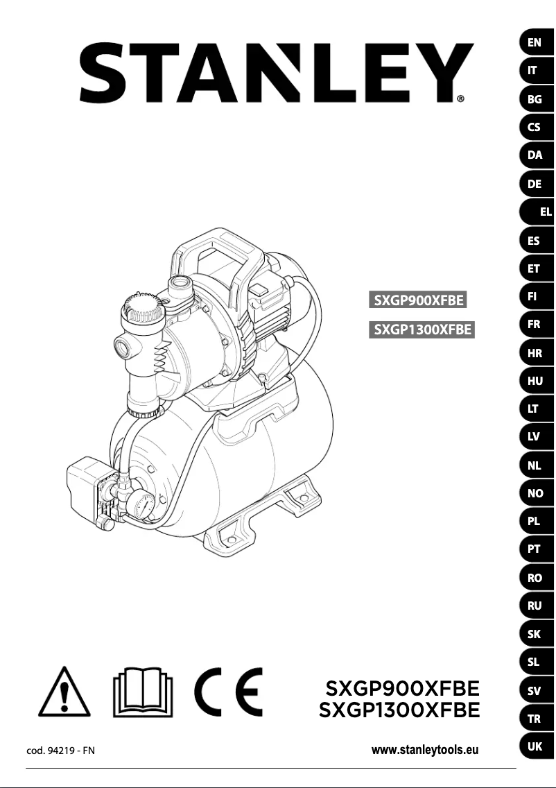Page n°1 - Manuel utilisateur Stanley STN-P1300B