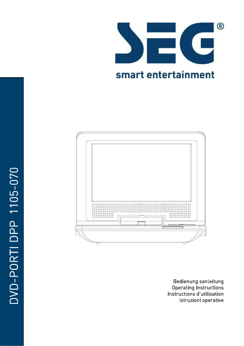 Image de la première page du manuel de l'appareil DPP 1105-070