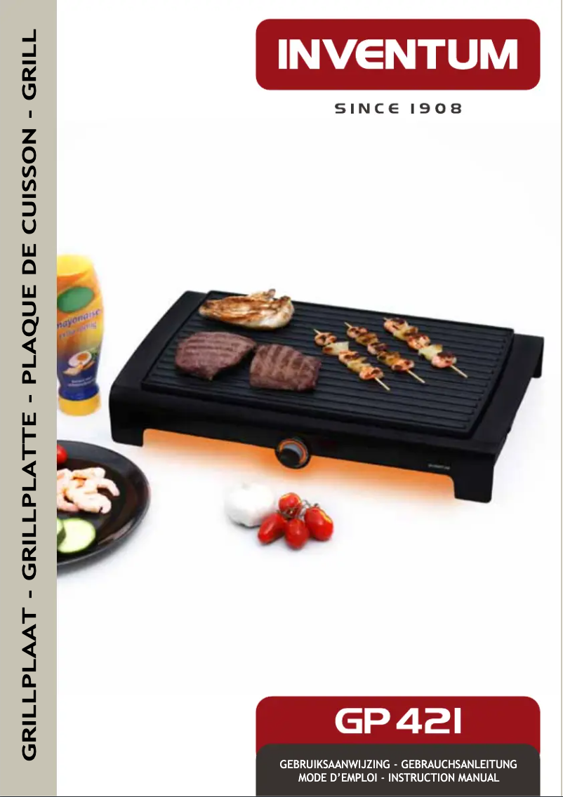 Page 1 de la notice Manuel utilisateur Inventum GP421