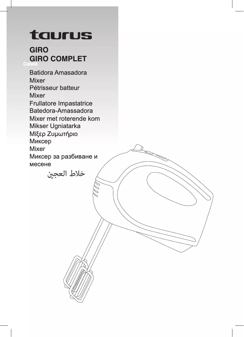 Page 1 de la notice Manuel utilisateur Taurus Giro