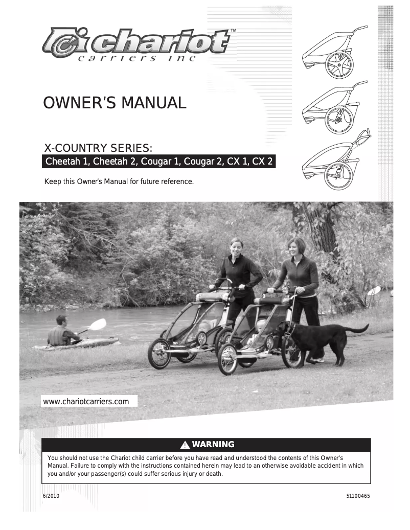 Page 1 de la notice Manuel utilisateur Chariot CX 2