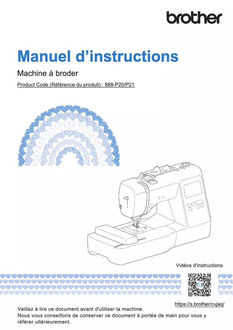 Page n°1 - Manuel utilisateur Brother Innov-is M340ED