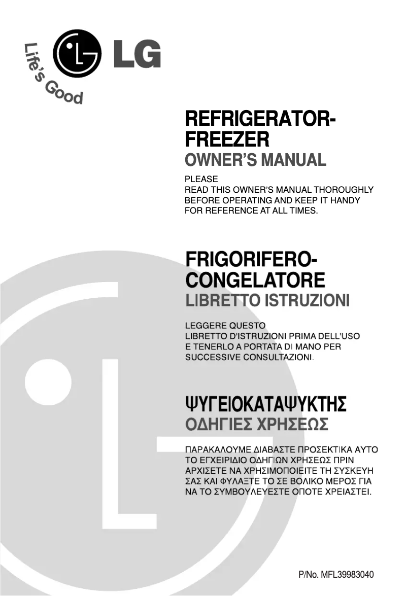 Page n°1 - Manuel utilisateur LG GN-M492YUQS