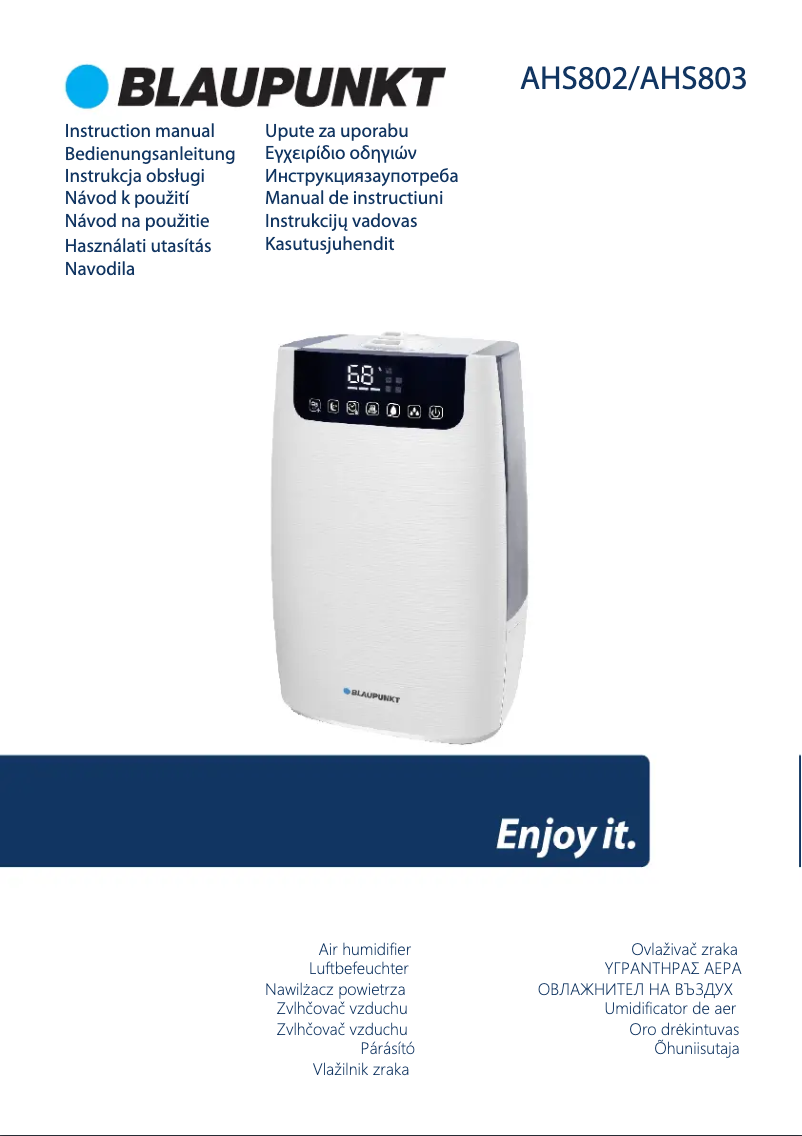 Page n°1 - Manuel utilisateur Blaupunkt AHS802