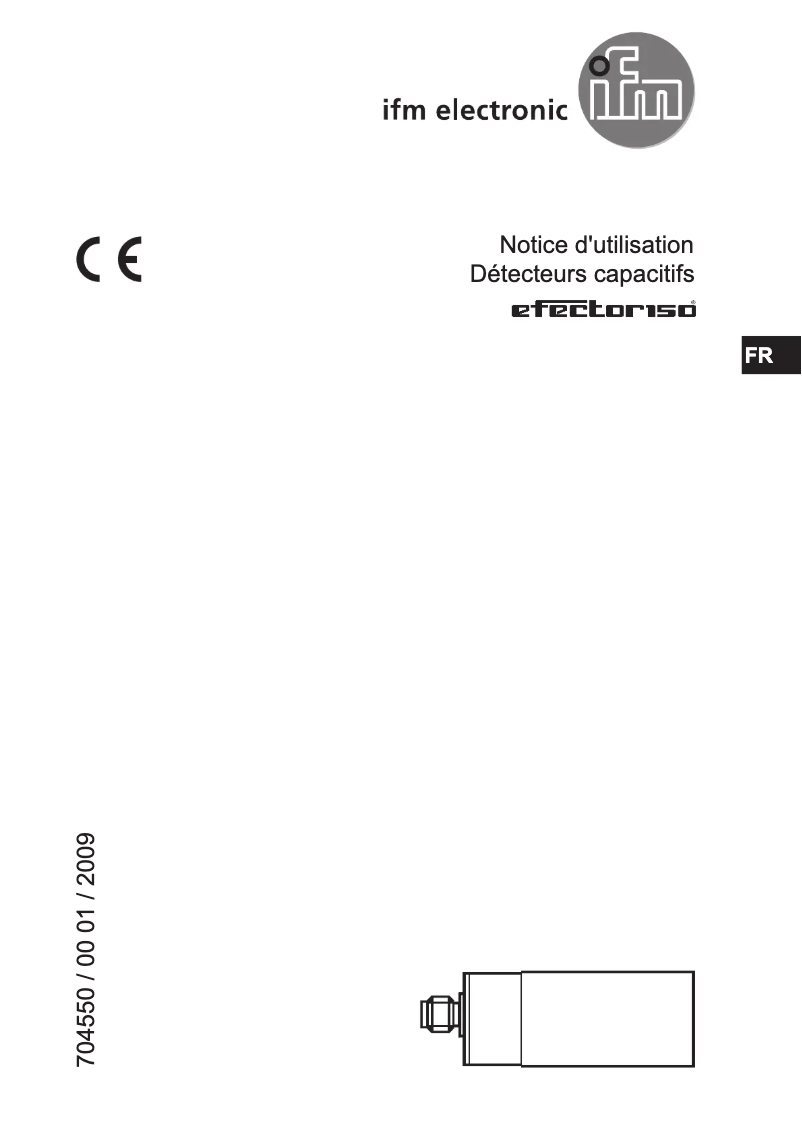 Page 1 de la notice Manuel utilisateur IFM KI0200