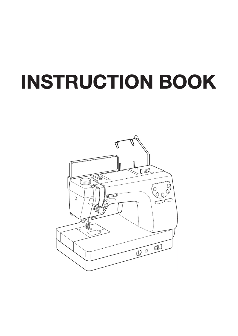 Page 1 de la notice Manuel utilisateur Janome Memory Craft 6300