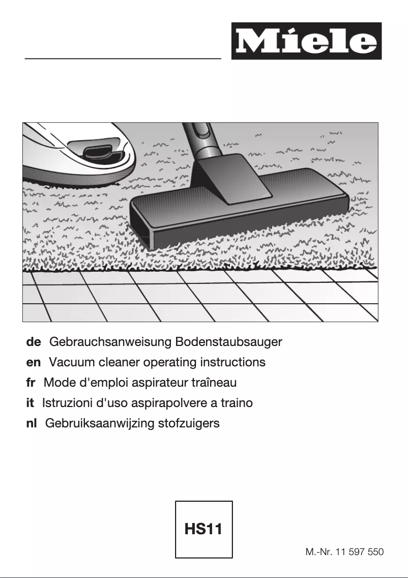 Page n°1 - Manuel utilisateur Miele Complete C2 Hardfloor