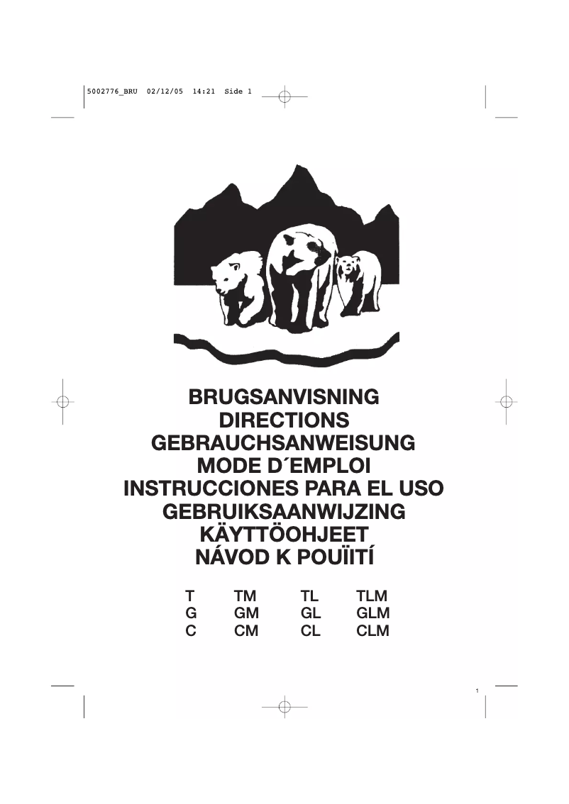 Page 1 de la notice Manuel utilisateur Frigor G115