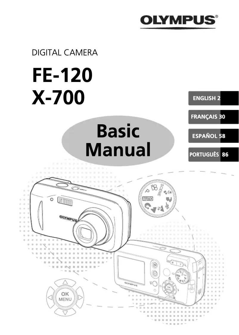 Page 1 de la notice Manuel utilisateur Olympus X-700