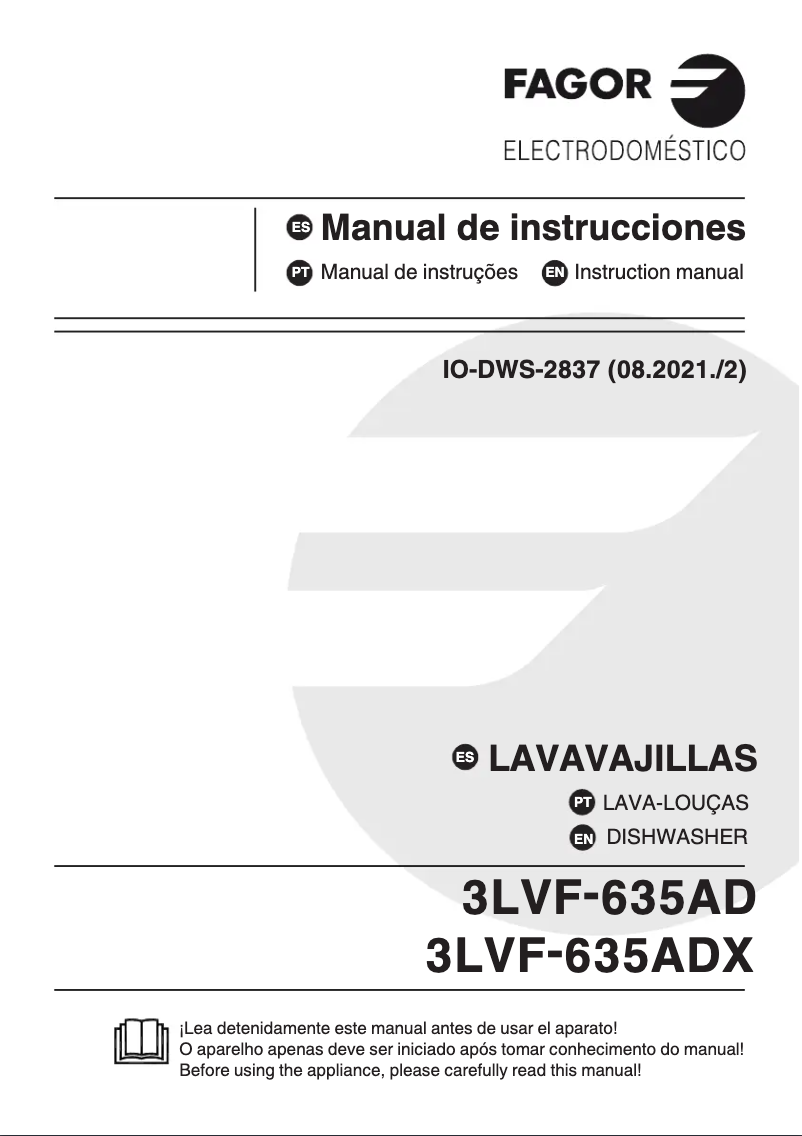 Image de la première page du manuel de l'appareil 3LVF-635ADX