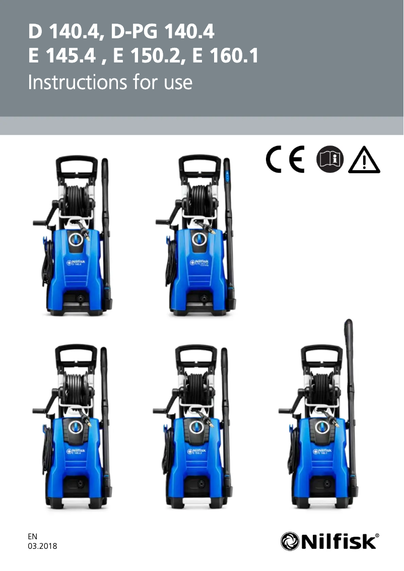Page n°1 - Manuel utilisateur Nilfisk Core 150 Power Control