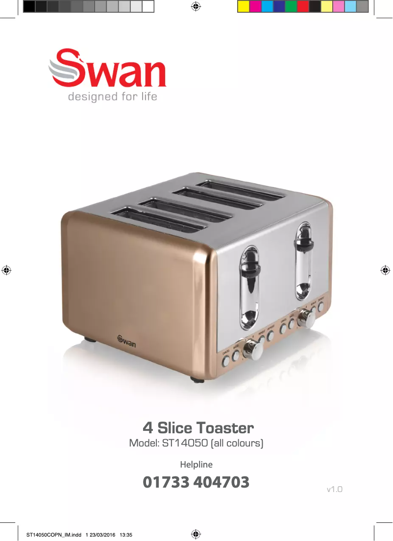 Page 1 de la notice Manuel utilisateur Swan ST14050COPN