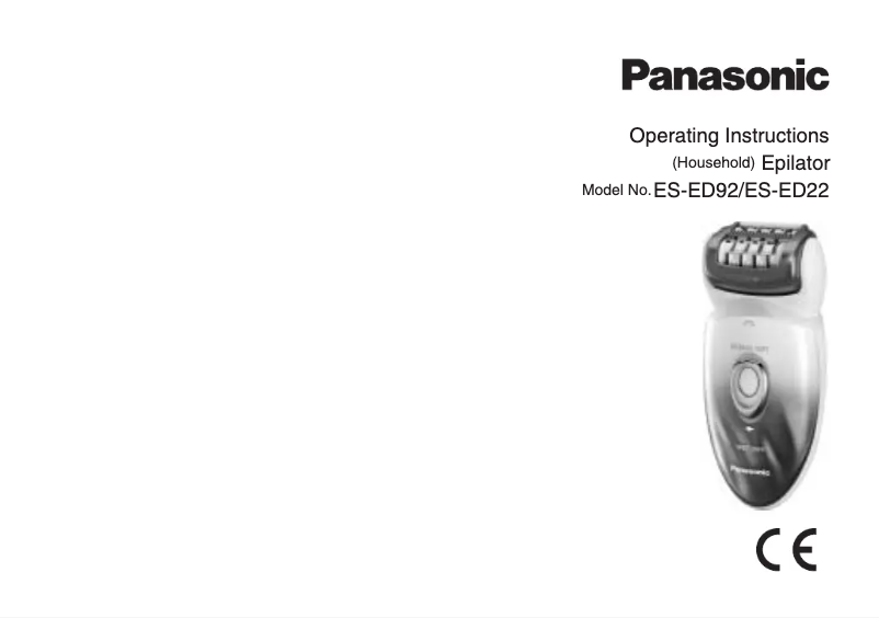 Página 1 del manual Manual de usuario Panasonic ES-ED92