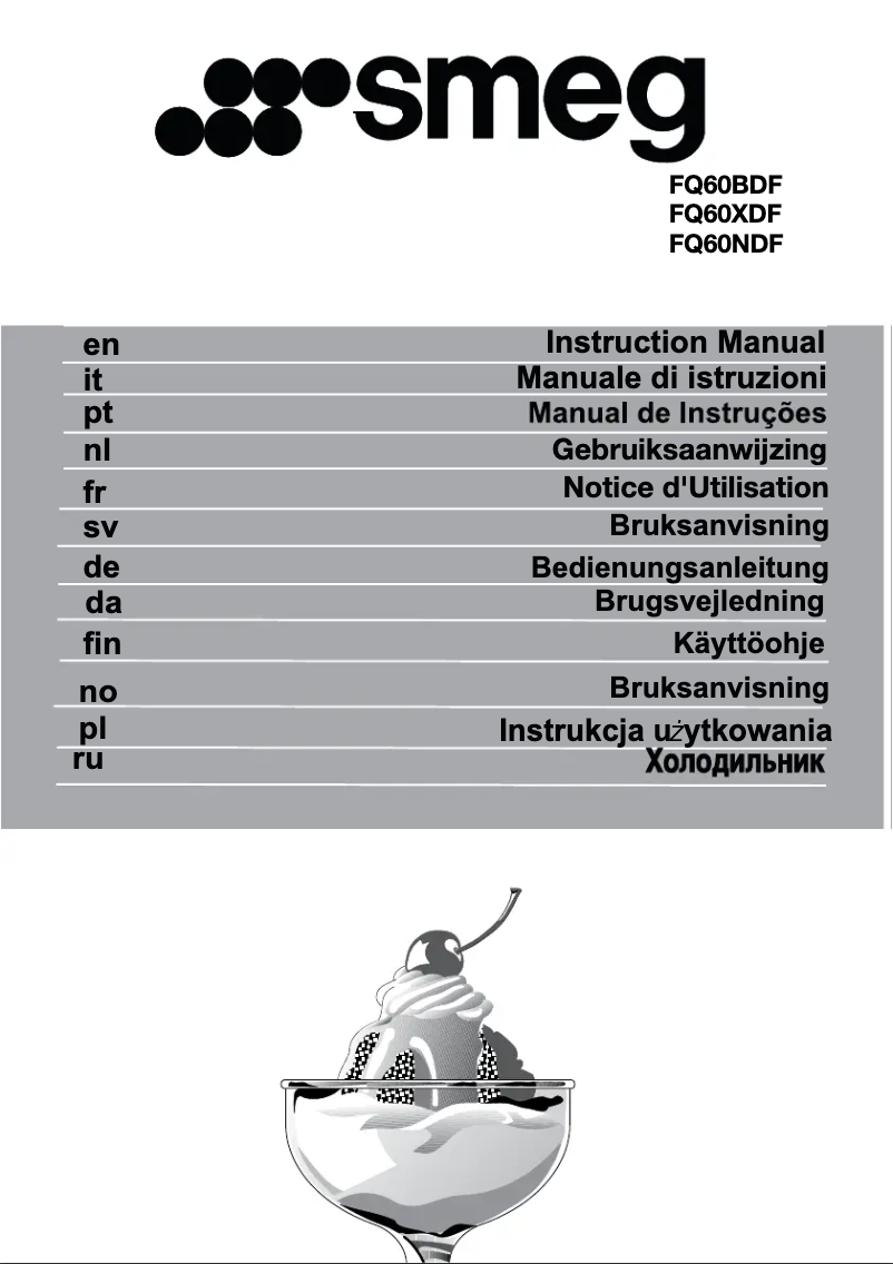 Imagen de la primera página del manual del dispositivo FQ60XDF