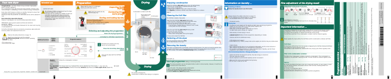 Image de la première page du manuel de l'appareil WTW84100EE