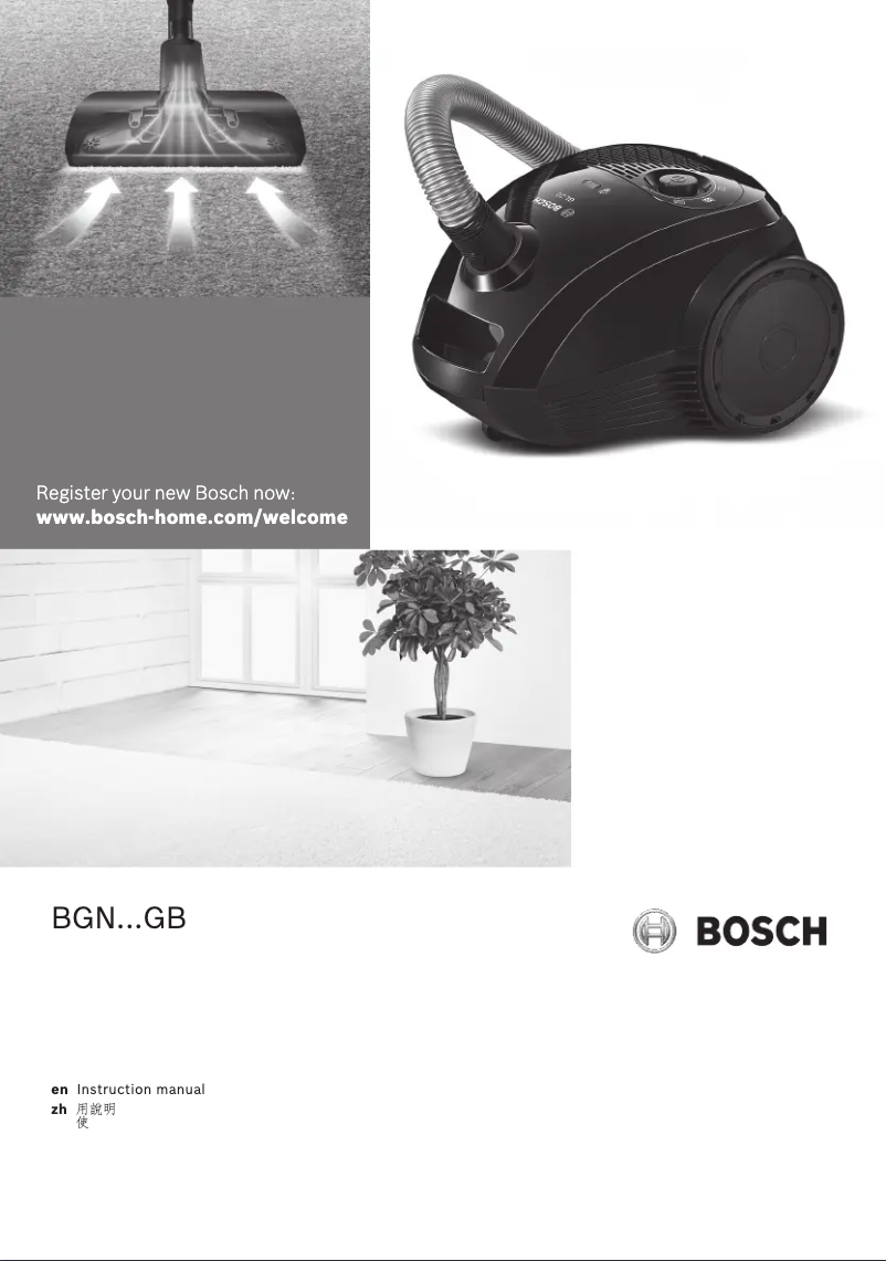 Page n°1 - Manuel utilisateur Bosch BGN2A112GB