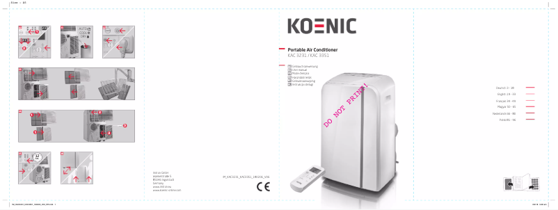 Página 1 del manual Manual de usuario Koenic KAC 3351