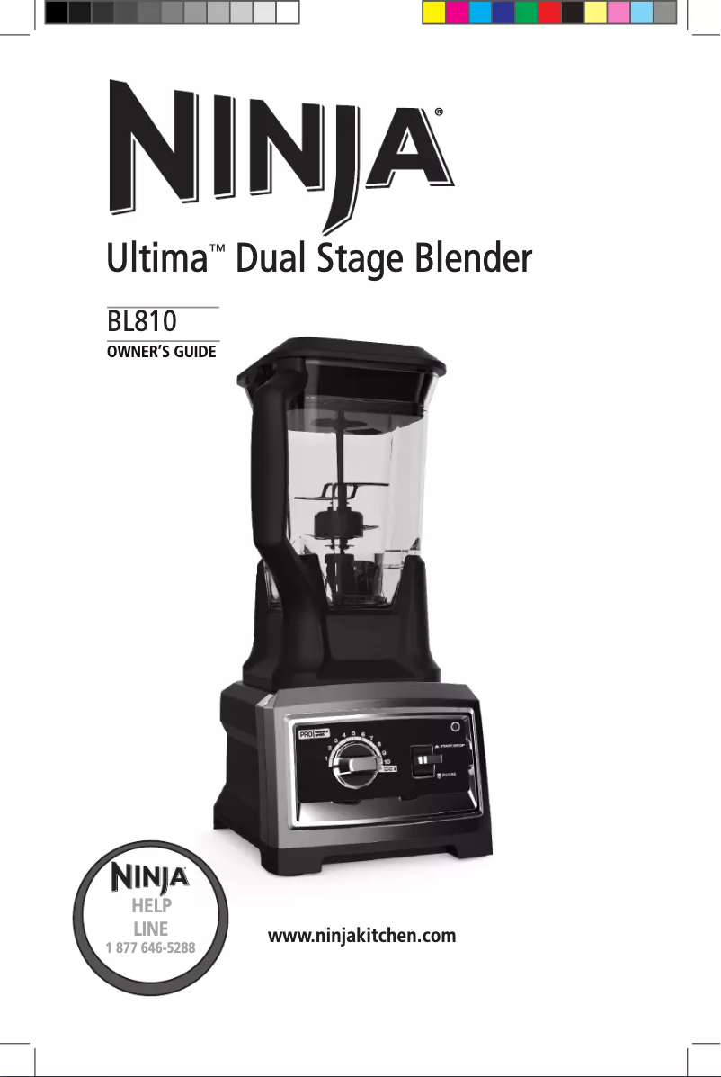 Page 1 de la notice Manuel utilisateur Nutri Ninja Ultima BL810UK