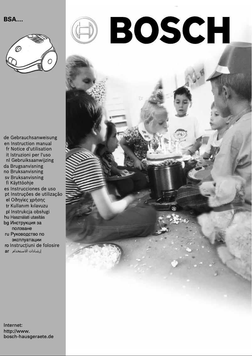 Page n°1 - Manuel utilisateur Bosch BSA 3010