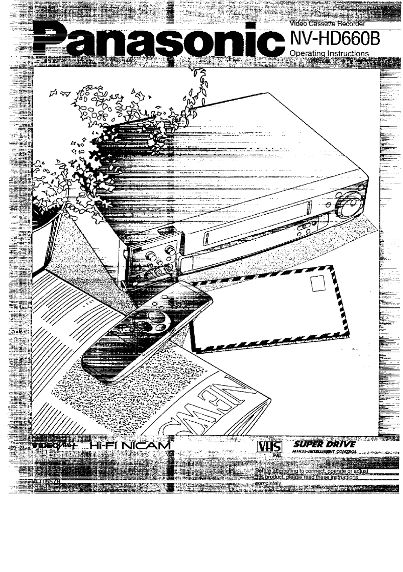 Image de la première page du manuel de l'appareil NV-HD660B
