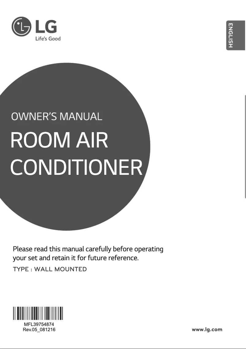 Page 1 de la notice Manuel utilisateur LG JSUQ24FUXD