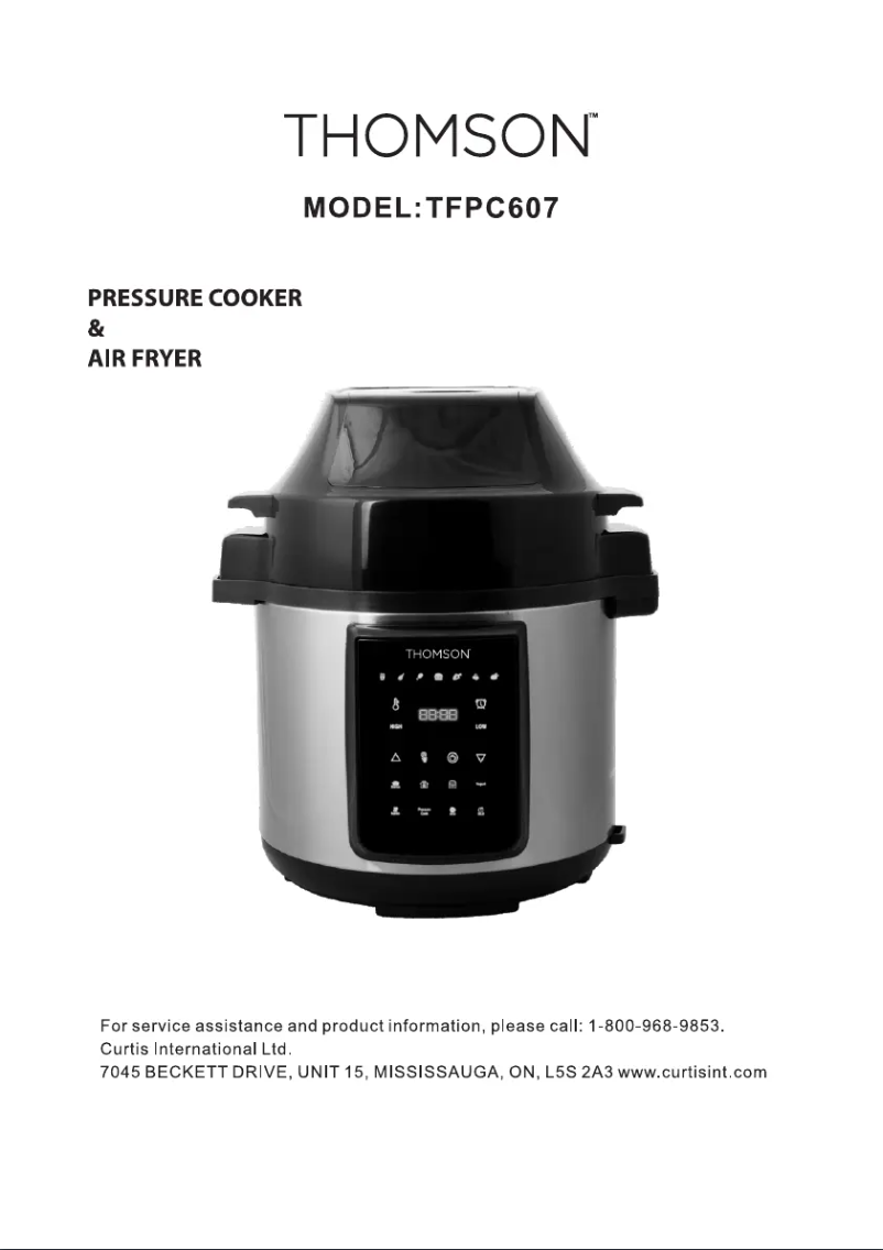 Page 1 de la notice Manuel utilisateur Thomson TFPC607