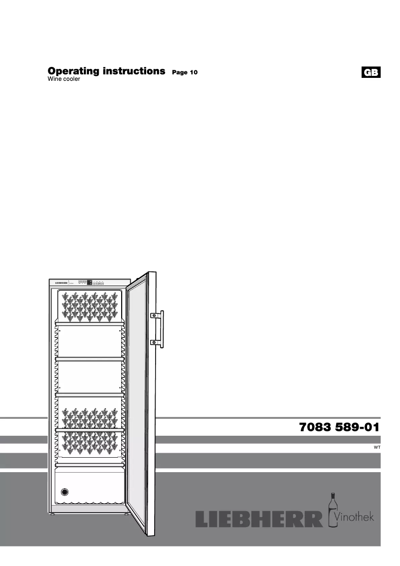 Page n°1 - Manuel utilisateur Liebherr WKr 3211