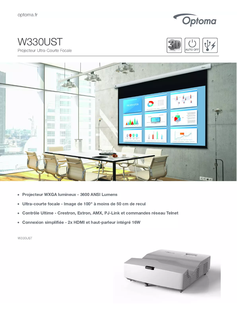 Image de la première page du manuel de l'appareil W330UST
